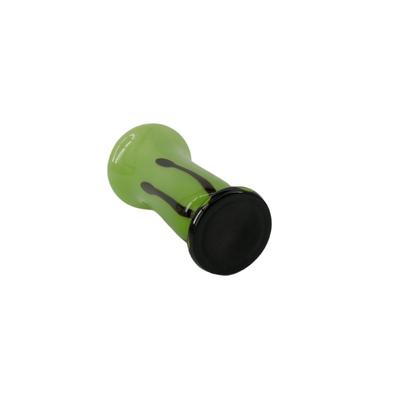 Contemporary Green and Black Vase