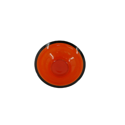 Vintage Orange and Black Bowl