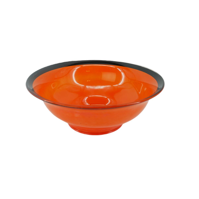 Vintage Orange and Black Bowl
