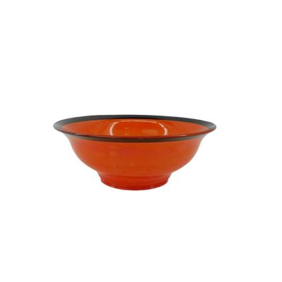 Vintage Orange and Black Bowl