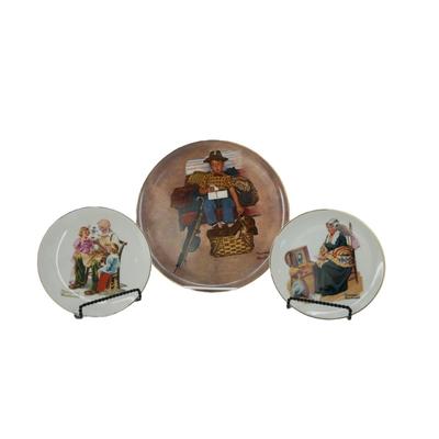 Vintage Norman Rockwell Plates 