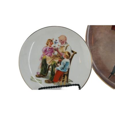 Vintage Norman Rockwell Plates 