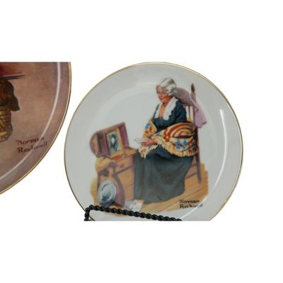 Vintage Norman Rockwell Plates 