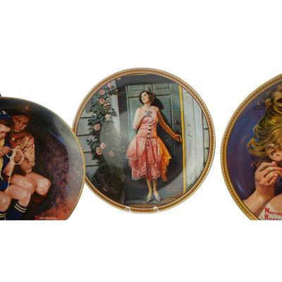 Vintage Norman Rockwell Plates 