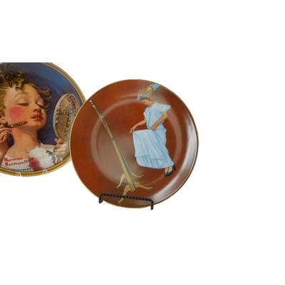 Vintage Norman Rockwell Plates 
