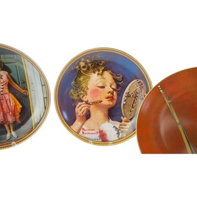 Vintage Norman Rockwell Plates 
