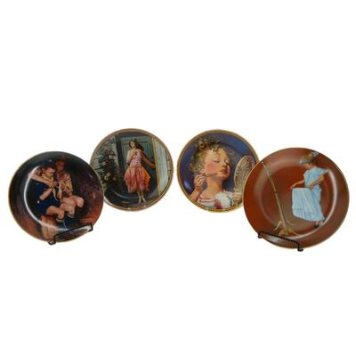 Vintage Norman Rockwell Plates 