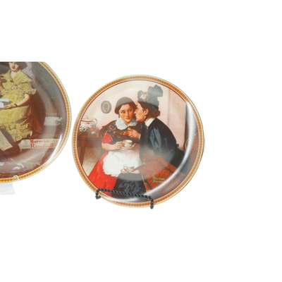Vintage Norman Rockwell Plates 
