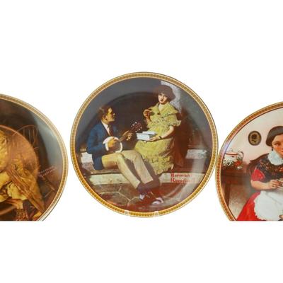 Vintage Norman Rockwell Plates 