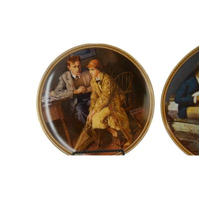 Vintage Norman Rockwell Plates 