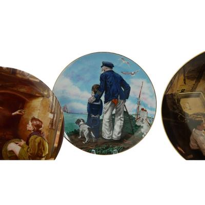 Vintage Norman Rockwell Plates 