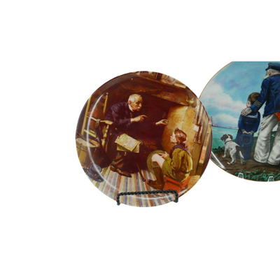 Vintage Norman Rockwell Plates 