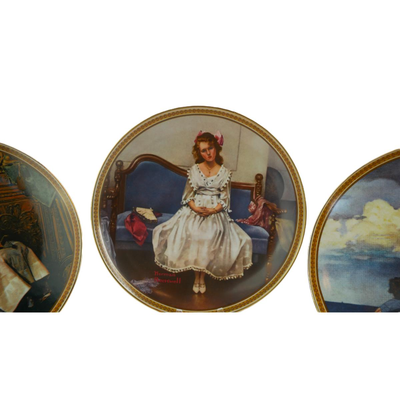Vintage Norman Rockwell Plates 