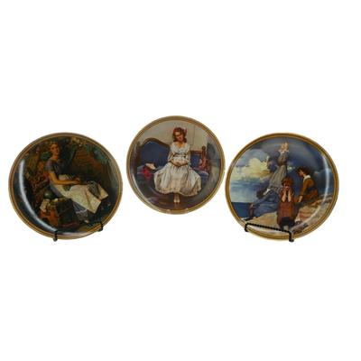 Vintage Norman Rockwell Plates 