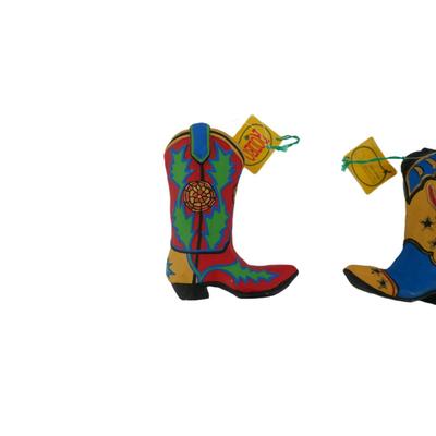 Handmade Cowboy Boot Ornaments