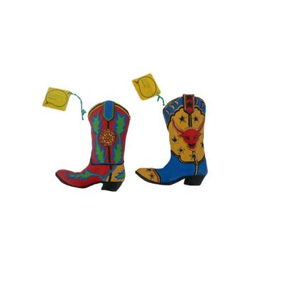 Handmade Cowboy Boot Ornaments