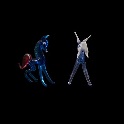 Murano Style Glass Animals