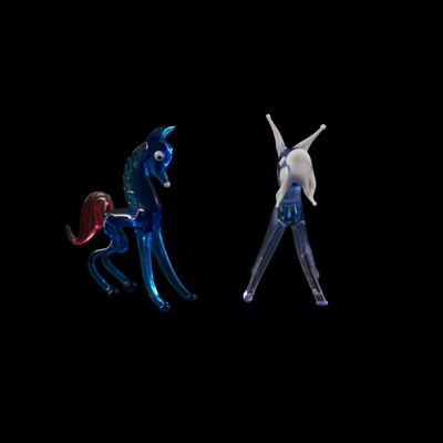 Murano Style Glass Animals