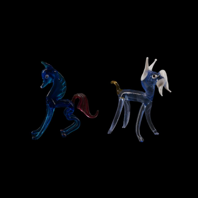 Murano Style Glass Animals