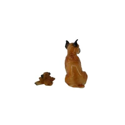 Vintage Boxer Dog Figurines