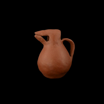 Laura Kermen Clay Pottery Mugs and Pitcher (1895-1999)