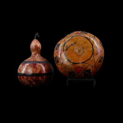 Hand-Painted Gourds