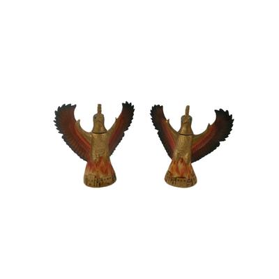Vintage Ski Country Phoenix Bird Decanters