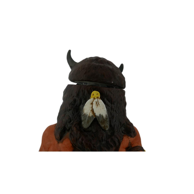 Vintage Ski Country Buffalo Dancer Decanter 
