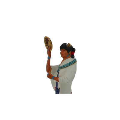Vintage Ski Country Basket Dancer Decanter