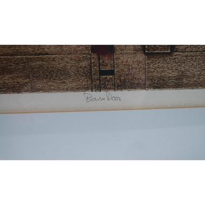 "Barn Door" by S. Martin Friedman Limited Edition Signed Art