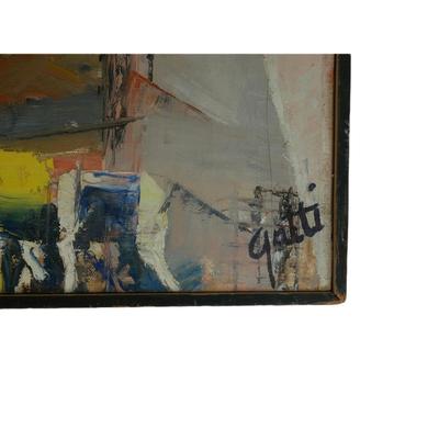 Original Gatti oil on board 