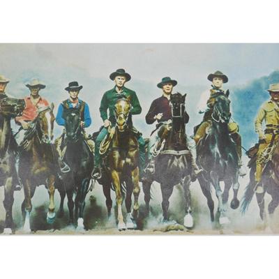"The Magnificent Seven" (c. 1960) Lobby Card Movie Print