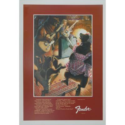 (4 pcs) Fairytale Fender Posters