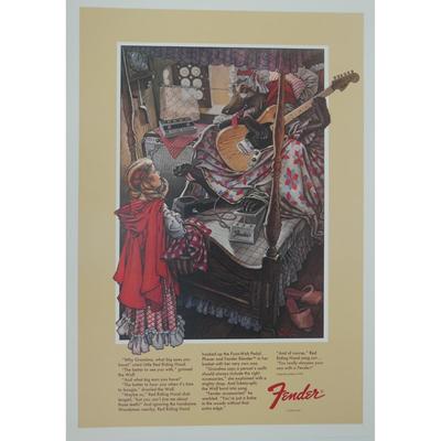 (4 pcs) Fairytale Fender Posters
