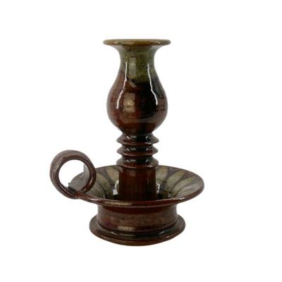 Handmade Pottery Candlestick