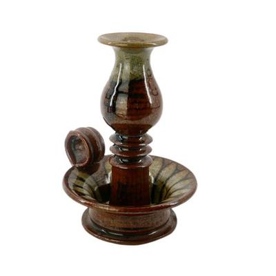 Handmade Pottery Candlestick