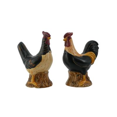 Rooster and Hen Salt and Pepper Shakers