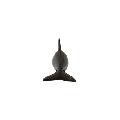 Wooden Dolphin Sculpture
