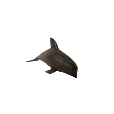 Wooden Dolphin Sculpture