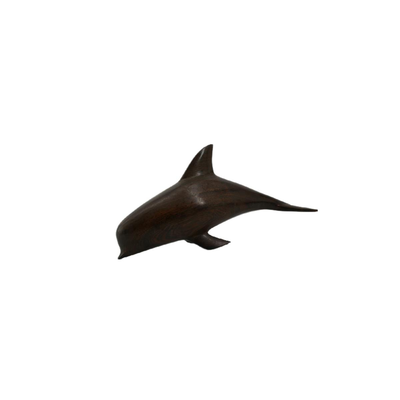 Wooden Dolphin Sculpture