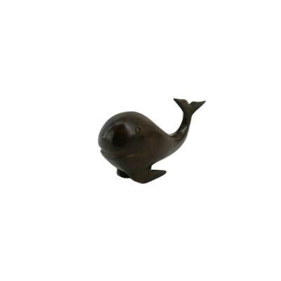 Hand-Carved Wooden Whale