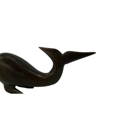 Hand-Carved Wooden Whale