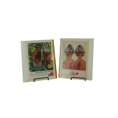 Vintage 1940s and 1960s Coca-Cola Advertisements