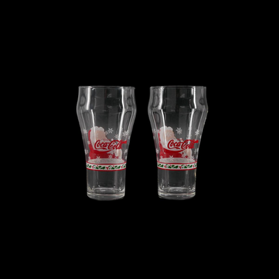 Coca-Cola Christmas Glasses