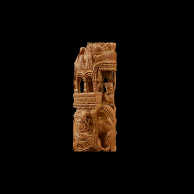 Hand-Carved Indian Figurine