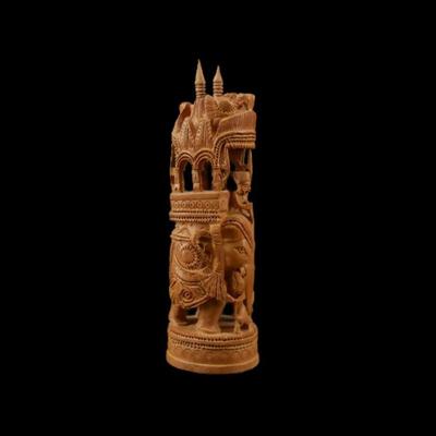 Hand-Carved Indian Figurine