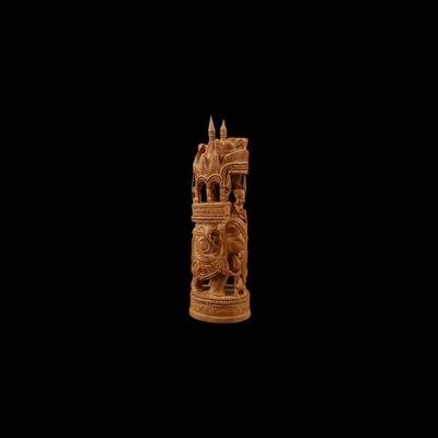 Hand-Carved Indian Figurine