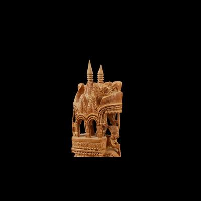 Hand-Carved Indian Figurine