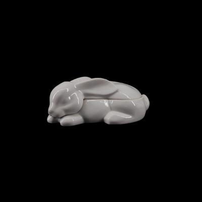 Porcelain Rabbit Trinket Box