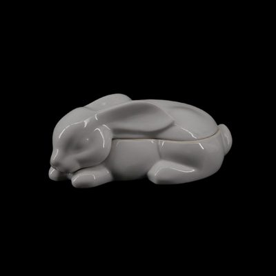 Porcelain Rabbit Trinket Box